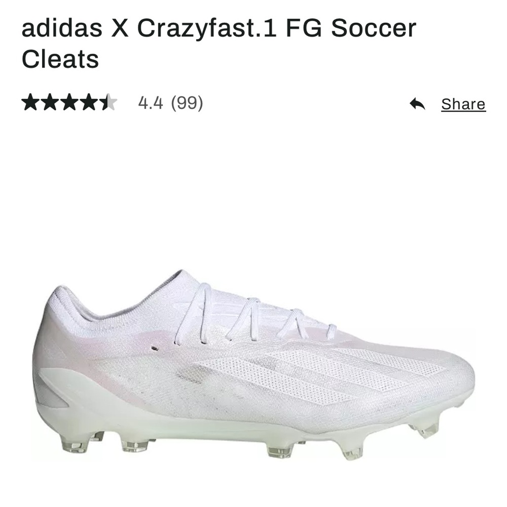 adidas X Crazyfast.1 FG Soccer Cleats